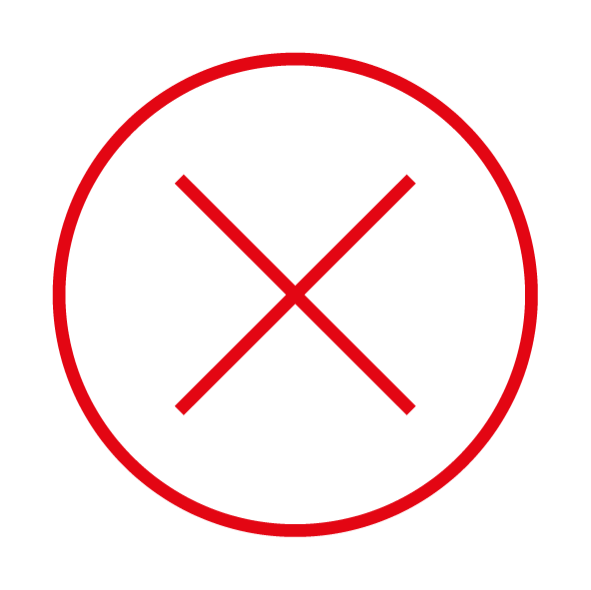 Icons TRANSCO Kreuz Rot