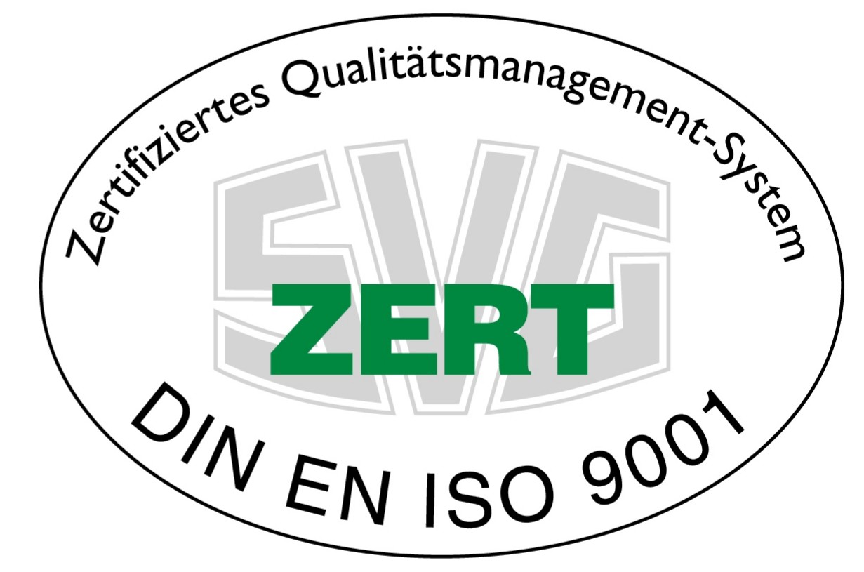 Logo ISO9001 Zertifizierung